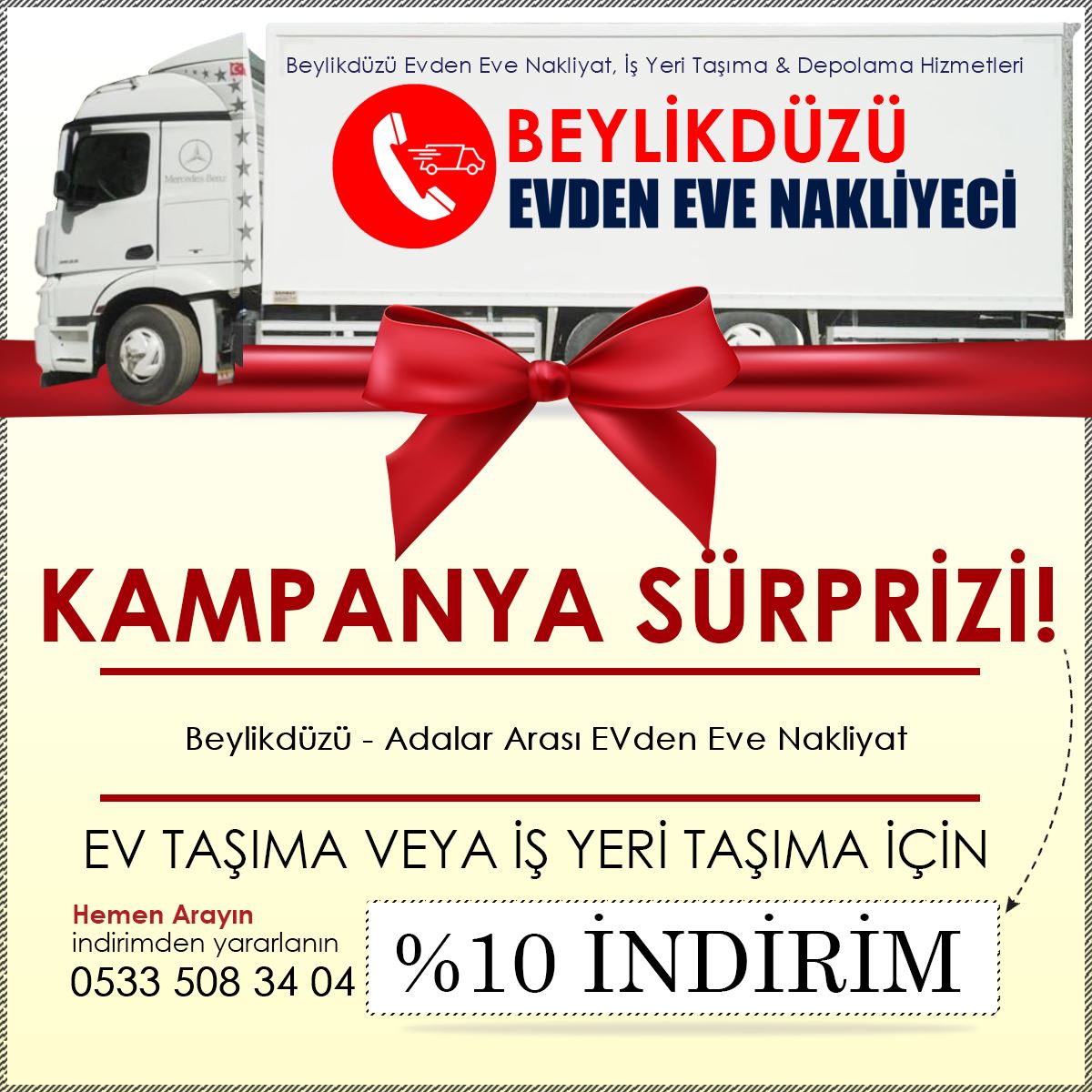 Beylikdüzü - Adalar Arası EVden Eve Nakliyat
