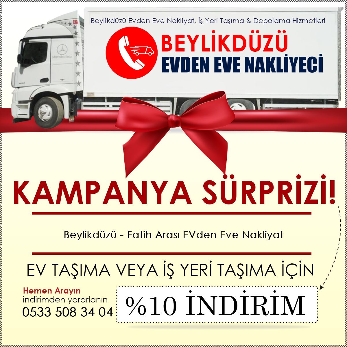 Beylikdüzü - Fatih Arası EVden Eve Nakliyat